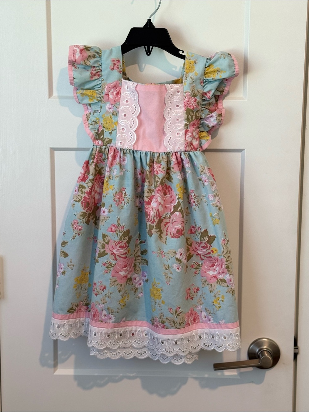 Addie Renee by Smocked A Lot Floral Ruffle Dress Size 4T Like New